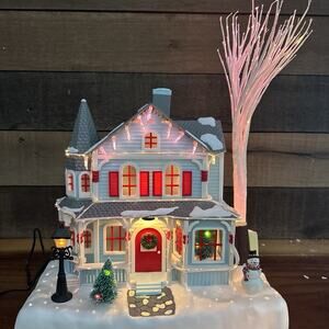 Avon Christmas Holiday Splendor Fiber Optic Color Changing Lights In Box